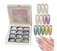 Palette De Gel À Tamponner Pour Ongles Fournitures 12 Couleurs