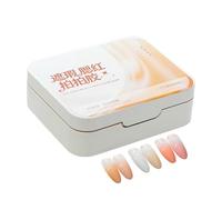 Palette De Gel À Tapoter Pour Ongles Accessoires de Manucure 6 Couleurs | Palette Gel Ongles Éponge Tapotage Pour Débutants Professionnels Femmes Dames Mères Mariées Étudiants d'Art Passionnés Loi