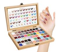 Palette De Gel Pour - Ensemble De 60 Grilles De Couleurs Unies, Formule Épaisse À Pigments Élevés | Effet Blush Dégradé, Kit De Manucure Professionnel, Accessoires De Conception D'ongles DIY