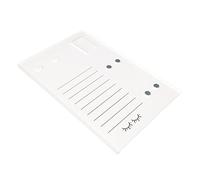 Palette de greffage de cils en acrylique avec plateau de rangement pour extensions de cils avec plaque de console à ventouse