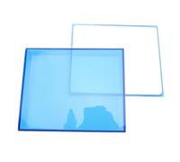 Palette de Greffe de Cils Sonew, Organisateur de Cils en Acrylique épaissi avec Couvercle, Boîte de Rangement D'extension étanche à la Poussière pour Faux Cils (Bleu transparent)
