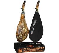 Palette de Jabugo 100 % gland - Envoi 24 - Sanchez Martin - Sélection Cosecha Privada - Envoi 24h - Vitola noire 100 % gland ibérique Huelva - Comprend étui cadeau couvre jambon (7,5, jamon)