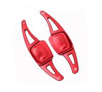 palette de levier de vitesse Palette Changement Vitesse Levier Vitesse D'extension Volant Voiture Aluminium Compatible Avec VW Pour Tharu 2017-2020 Pour Atlas Pour Teramont 2018-2020(Red)