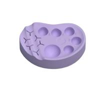 Palette de lotion pour rehaussement de cils, palette de stratification pour sourcils, Conteneur de permanente de cils et de stratification des sourcils, de plateau multifonction en Silicone facile à n