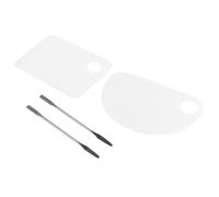 Palette de Manucure en Acrylique Blanc pour Nail Art, Lisse et Plate | Usage à Maison, pour Prises de Vue, Facile à Nettoyer, Adaptée aux Œuvres D'ongles