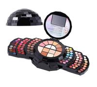 Palette de maquillage 110 couleurs - Ensemble d'art cosmétique professionnel avec nuances de pigments élevées et miroir intégré | Kit de beauté complet pour le contour des yeux, des lèvres et du