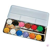 Palette De Maquillage 12 Couleurs X3.5ml - Eulenspiegel
