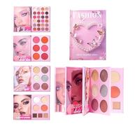 Palette de Maquillage - 43 Nuances pour Contour et Sculpture du Visage | Format Livre avec Highlighters et Fards à Joues - Idéal pour Mariage Soirée Noël Anniversaire Quotidien Voyage