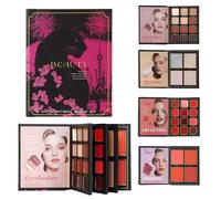 Palette De Maquillage Complète Pour Le Visage - Palette De Beauté Multifonctionnelle Pliable Longue Durée À 4 Couches | Ensemble Fard À Joues, Contour Et Surligneur Pour Visage Mature, Mariage Nuptial