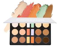 Palette de maquillage correcteur | 18 couleurs imperméable à l'eau | Palette de beauté de contour longue durée pour rendez-vous, voyage, voyage d'affaires