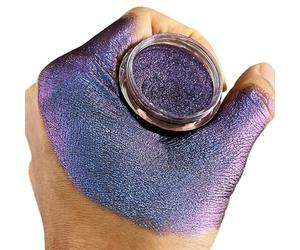 Palette de maquillage de fard à paupières MultiChromes, palette de fards à paupières lâches métalliques à changement de couleur intense Palette de maquillage de fard à paupières Multichromes à de