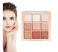 Palette de maquillage de fard à paupières - Palette d'ombres à paupières scintillantes créatives | Paillettes hautement pigmentées, palette de maquillage scintillante de luxe longue durée pour