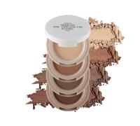 Palette de maquillage empilable 4 en 1 pour fard à paupières à quatre couches, design compact et multifonction, léger et portable, 4 x 3 cm, pour le visage, les yeux, les joues