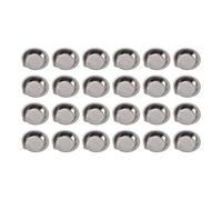 Palette De Maquillage En Acier Inoxydable 24 Pièces, Petit Plateau Rond Pour Peinture À L'aquarelle, Plateau De Mélange De Peinture D'artiste Pour Magasin À Domicile