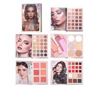 Palette De Maquillage En Forme De Livre,Coffret Maquillage Portable,Palette de Contour Visage | pour Étudiants Voyageurs Débutants Artistes Mariées Fêtes Mariage Événements Spéciaux Soirée Romantique
