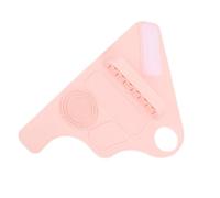 Palette De Maquillage En Silicone Bracelet Palette De MéLange De Palette De Palette Pratique Et Rapide à Des Outils Avec Une Sangle De Silicone Portable Multifonctionnelle (Rose)