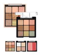 Palette de Maquillage - Fards à Paupières Sourciller Blush Palette Femme | Cosmétiques Effets Satinés et Mats pour Peau Mature Soirées Déplacements Voyages