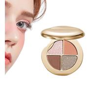 Palette de Maquillage,Highlighter 4 en 1 à Effet Lumineux | Fard À Joues Et Highlighter Lumineux Tenue Longue Pour Voyage Visage Filles Adolescentes Femmes Adulte