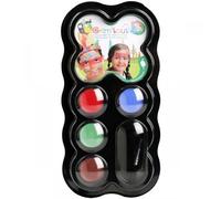 Palette de maquillage Indien Grim'tout - OZ INTERNATIONAL - Pour Enfant - 4 teintes - Doux pour la peau