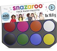 Palette De Maquillage Jumbo, Peinture Pour Le Visage, 8 Couleurs, Assorties, À Base D'eau, Facile À Appliquer Et À Enlever, Hypoallergénique