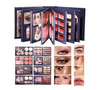 Palette de maquillage livre | Teint Haute Pigmentation Longue Tenue Fard à Joues Illuminateur Fusible - Livre de Maquillage Fards à Paupières Hautement Pigmentés,pour Femmes et Adolescents, Cadeau