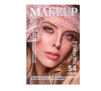 Palette de Maquillage Livre - Trousse de Voyage Tenue Longue,Coiffeuse Portable Style Carnet - Pour Filles Adultes Débutants Maison Quotidien Déplacements Rendez-vous