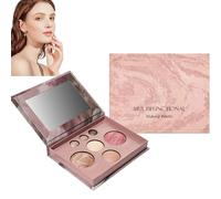 Palette de maquillage multifonction visage, palette tout-en-un avec blush, bronzer, enlumineur et poudre, maquillage naturel soft glam pour usage quotidien, palette cosmétique de voyage