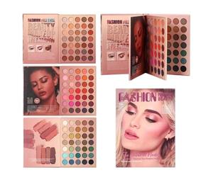 Palette De Maquillage Multifonctionnelle - 105 Couleurs 1 Palette Tons De Terre Nacrés Et Mats | Ensemble Cosmétique En Forme De Livre De Modèle De Beauté Pour L'usage Professionnel Et Personnel De