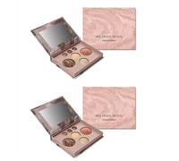 Palette de maquillage multifonctionnelle, ensemble de maquillage portable, peut être utilisé pour le fard à paupières, le fard à joues et les contours. Lisse, pigmentée et durable. Comprend un miroir