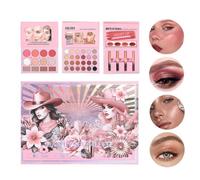 Palette de Maquillage - Outil Cosmétique Style Livre 40 Couleurs | Trousse de Maquillage Femme | pour Famille Amis Étudiants Beauté Hommes Femmes Maison Intérieur Salon