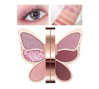Palette de maquillage - Palette de fards à paupières, fard à paupières | Maquillage chatoyant | Coloré Shimmer Haute Pigmentation Palette de Cosmétique des Yeux pour Femmes et Filles Unique 6 Couleurs