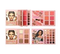 Palette de Maquillage - Palette Éphémère Grande Édition 36 Couleurs Imperméable Design Livre | De Visage À 3 Couches - Idéale Fêtes Mode Déplacements Femmes Filles Voyage