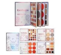 Palette De Maquillage | Portable 4 Couches 45 Couleurs,Palette De Fards À Paupières Pour Voyage Et Maquillage Du Visage | Pour Femmes Filles Débutantes Petite Amie Quotidien Voyage Fête Rendez-Vous Ma