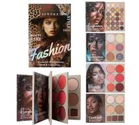 Palette De Maquillage - Poudre Mate Iridescente Blush Highlighter,Set Cosmétique Palette Fards À Paupières Pigmentés - Pour Femmes Filles Anniversaire Noël Mariage Fête Rencontre Shopping Vacances