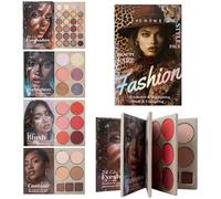 Palette De Maquillage - Poudre Surligneuse Mate Et Chatoyante, 1 Recueil Cosmétique À Plusieurs Niveaux Pour Une Définition Complète Du Visage, Poussière Pressée Pigmentée Avec Miroir Interne, Équipem