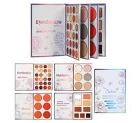 Palette De Maquillage Pour Le Visage, 4 Couches 45 Couleurs Portable - Palette Maquillage Yeux Visage Contour,Pour Femmes Et Débutants Et Rendez-vous Et Usage Et Fêtes Et Mariage Et Noël Et