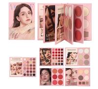 Palette De Maquillage Pour Les Yeux - Kit De Cosmétiques Pour Les Yeux En Style Livre À 5 Couches | Kit De Maquillage - Pour Femmes Débutantes Passionnées Quotidien Mariage Fête Entraînement