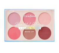 Palette de maquillage professionnel Highligh& Contour Pro, kit de contours, 6 tons mats et nacrés, rose nacré