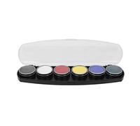 Palette de maquillage professionnel pour le visage et le corps, 6 couleurs, idéale pour Halloween, le cosplay et les fêtes (60 g / 2,1 oz).