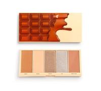 Palette de maquillage - REVOLUTION - Chocolate Waffle - Vegan - Bronzant - Fard à joues - Highlighter