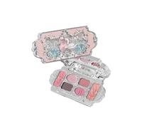 Palette de maquillage Swan Ballet, ombre à paupières Flower Know, blush, enlumineur et contouring, palette de maquillage pour le visage avec 4 teintes mates + 2 teintes neutres irisées (Pink Swan)