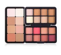 Palette De Maquillage Tout-En-Un 16 Couleurs Pour Et Contour Matte Pearl Highlighter Contour Multi-Colour Blusher Makeup Palette (02)