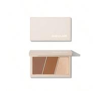 Palette De Maquillage Trio Hero-Poudre Sculptante Multi-Usage à Double Usage Pour Contours En Pain D'éPices Marque Beauté Visage Maquillage Maquilliage CosméTique Pour Femmes Filles Parfait Pour Hiver