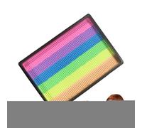 Palette de Maquillage Visage,Palette Arc-en-Visage - 6 Couleurs Aquarelle Résistante - Idéal pour Mariages, Anniversaires, Carnavals, Halloween, Concerts, Noël, Déguisements et Événements Festifs