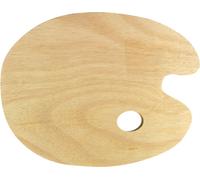 palette de mélange de couleurs kangaro bois ovale 300 x 240 mm