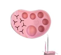 Palette de mélange de maquillage - Palette à sourcils réutilisable | Plateau de palette de maquillage | Plateau de plateau multifonction en silicone | Outil de stratification des sourcils et permanent