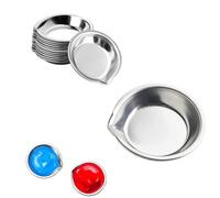 Palette de Mélange de Peinture,12 Pcs Palettes de Mélangeur de Peinture Réutilisables Plateau de Peinture en Acier Inoxydable pour Le Mélange de Divers Pigments,y Compris la Peinture pour Aérographe