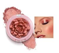 Palette de mise en valeur, Fard à joues 3D Rose, Maquillage du visage à l'aide d'un enlumineur, Poudre scintillante pour le visage à l'aide d'un enlumineur brillant longue durée