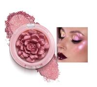 Palette de mise en valeur, Fard à joues 3D Rose, Maquillage du visage à l'aide d'un enlumineur, Poudre scintillante pour le visage à l'aide d'un enlumineur brillant longue durée