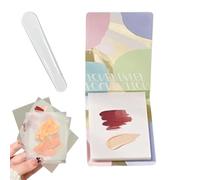 Palette de papier | 100 feuilles de mélange de fontaines de pigment pour ongles en gel, mélangeur de palette de maquillage - pour manucure, bricolage, cosmétique, de teint, correcteur, fard à